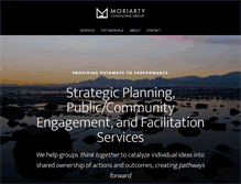 Tablet Screenshot of moriartyconsulting.com